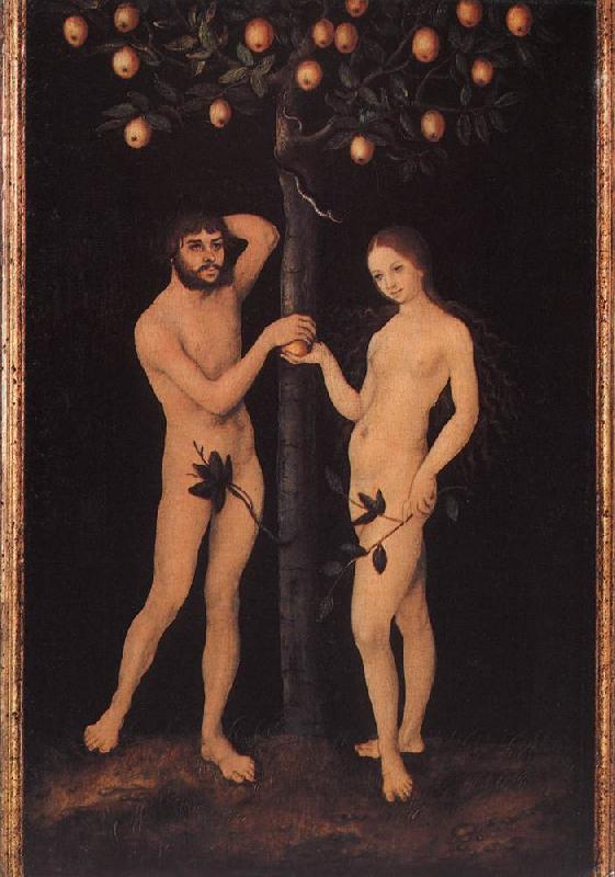 CRANACH, Lucas the Elder Adam and Eve 02 France oil painting art